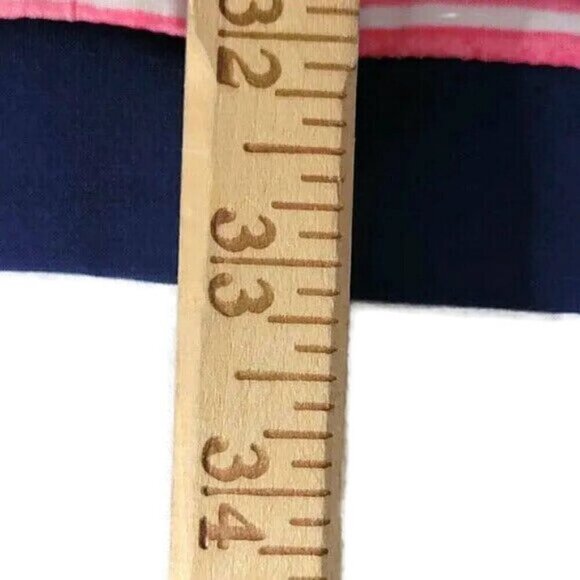 Vince Camuto Dress Size 8 Striped 3/4 Sleeve Lined Back Zip Stretch - Picture 9 of 12